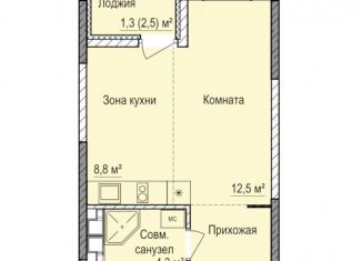 Продажа квартиры студии, 30 м2, Ижевск, Индустриальный район