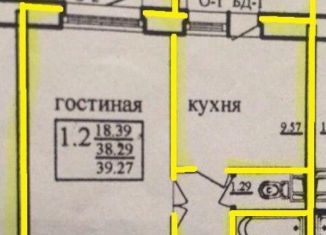 Сдается однокомнатная квартира, 39 м2, Санкт-Петербург, проспект Авиаконструкторов, 2, метро Пионерская