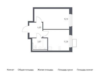 Продаю 1-ком. квартиру, 35 м2, посёлок Жилино-1, жилой комплекс Егорово Парк, к3.1