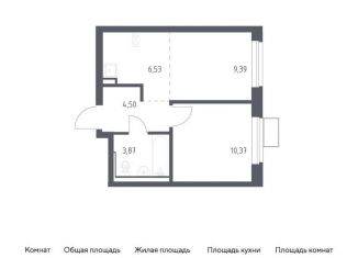 Продам 1-комнатную квартиру, 34.7 м2, посёлок Жилино-1, жилой комплекс Егорово Парк, к3.1