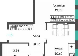 Продажа 3-комнатной квартиры, 77 м2, Крым