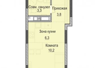 Продается квартира студия, 23.6 м2, Казань, площадь Тысячелетия, Вахитовский район