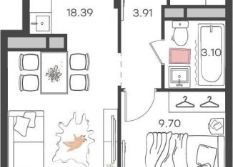 Продажа 2-комнатной квартиры, 36.8 м2, Ульяновская область