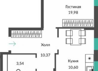 Продаю трехкомнатную квартиру, 77 м2, Крым