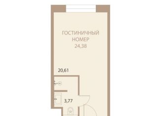 Продажа 1-комнатной квартиры, 24.4 м2, Липецкая область