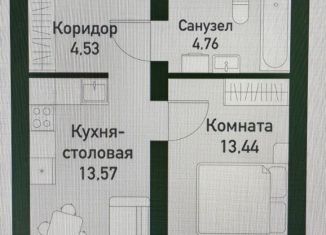 Продаю 1-комнатную квартиру, 36.3 м2, Екатеринбург