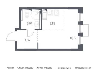 Продам квартиру студию, 21.5 м2, Московская область, жилой комплекс Горки Парк, к3.2