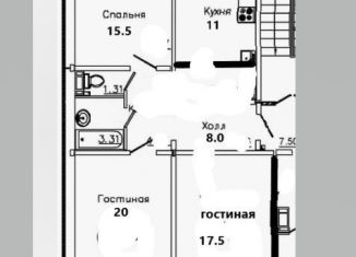 Продам трехкомнатную квартиру, 76.8 м2, Новосибирск, метро Площадь Маркса, улица Ивлева, 160