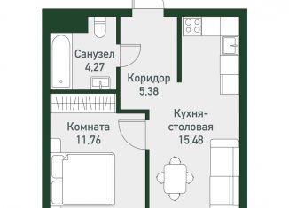 Продается 1-ком. квартира, 36.9 м2, Челябинская область