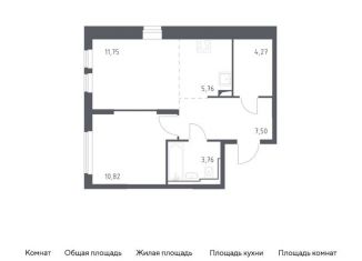 Продажа 1-комнатной квартиры, 43.9 м2, село Остафьево, жилой комплекс Остафьево, к19