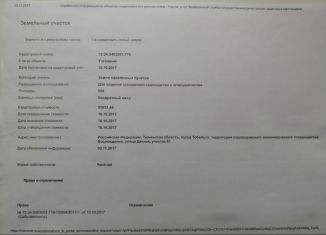 Продажа земельного участка, 6 сот., садоводческое товарищество Возрождение, Дачная улица, 61