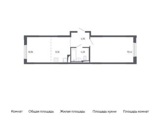 1-комнатная квартира на продажу, 47.8 м2, Москва, Ленинградское шоссе, 229Ак1