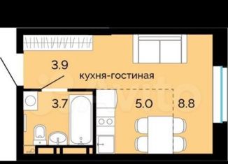 Квартира на продажу студия, 21.5 м2, Пермь