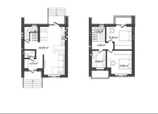 Продается 3-ком. квартира, 77.4 м2, Воронежская область