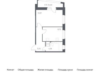 1-ком. квартира на продажу, 33.3 м2, Санкт-Петербург