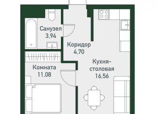 Продажа 2-комнатной квартиры, 36.3 м2, Челябинская область