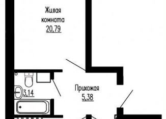 Продается двухкомнатная квартира, 52 м2, Екатеринбург, улица Лыжников, 3, Чкаловский район