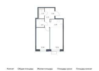Продам 1-комнатную квартиру, 45 м2, посёлок Жилино-1