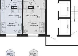 Продаю квартиру студию, 21.7 м2, Пермь, Кузнецкая улица, 43В