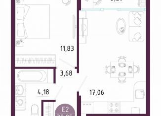 Продам 1-ком. квартиру, 40 м2, Тула, Пряничная улица, 7