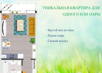Квартира на продажу студия, 33.6 м2, Новосибирск, улица В. Высоцкого, 144/2