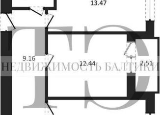Продажа 2-ком. квартиры, 55.2 м2, Калининград, Минусинская улица, 9