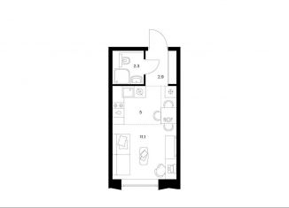 Продам квартиру студию, 21.3 м2, Москва, район Западное Дегунино