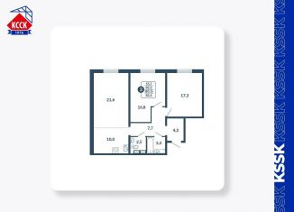 Продается 3-ком. квартира, 83.5 м2, Киров, улица Анжелия Михеева, 5