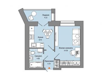 Продам 1-комнатную квартиру, 32 м2, Ульяновск, жилой комплекс Город Новаторов, 3