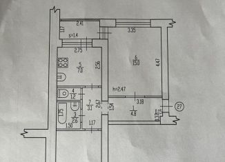 2-комнатная квартира на продажу, 49 м2, Брянск, Советская улица, 50Б
