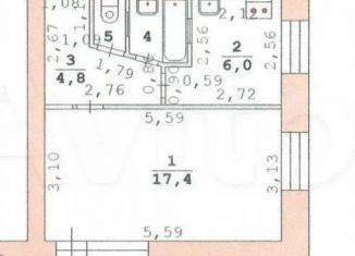 Продается 1-комнатная квартира, 31 м2, Екатеринбург, улица Патриса Лумумбы, 83, Чкаловский район