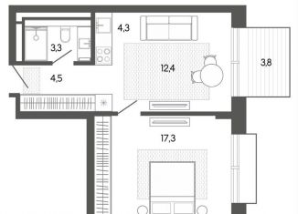 Квартира на продажу студия, 45.8 м2, Республика Алтай
