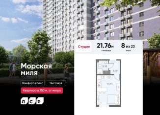 Квартира на продажу студия, 21.8 м2, Санкт-Петербург, Красносельский район