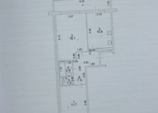 Продается двухкомнатная квартира, 49.4 м2, Ульяновск, улица Генерала Мельникова, 12