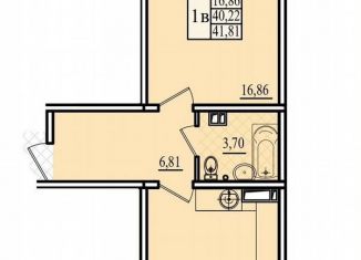 Продам 1-ком. квартиру, 41.8 м2, Севастополь