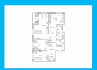 Продаю 3-комнатную квартиру, 106.6 м2, Санкт-Петербург, Плесецкая улица, 24, метро Комендантский проспект