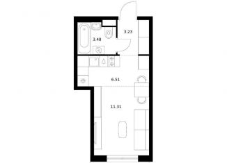 Продам квартиру студию, 24.5 м2, Бурятия, улица Шмидта, 37А