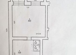 Продажа торговой площади, 88 м2, Чита, микрорайон Октябрьский, 7