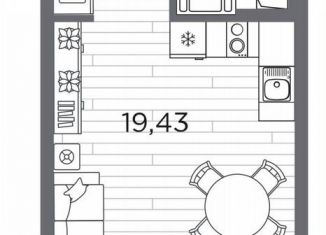 Продам квартиру студию, 29.3 м2, Санкт-Петербург, метро Горный институт