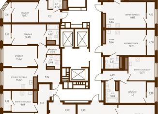 Продажа квартиры студии, 29 м2, Екатеринбург, Чкаловский район, улица Ляпустина, 1А