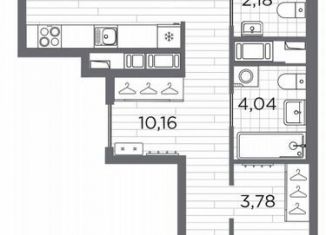 Продается двухкомнатная квартира, 74.8 м2, Санкт-Петербург, метро Горный институт