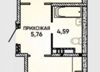 Продажа 1-ком. квартиры, 43 м2, Краснодар, улица имени Героя Георгия Бочарникова, 8/2, микрорайон Губернский