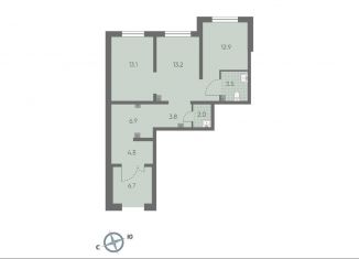 Продам помещение свободного назначения, 64.8 м2, Санкт-Петербург, Чарушинская улица, 26к1, муниципальный округ Полюстрово