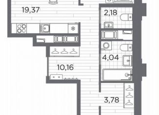 Продаю 2-комнатную квартиру, 74.8 м2, Санкт-Петербург, метро Горный институт