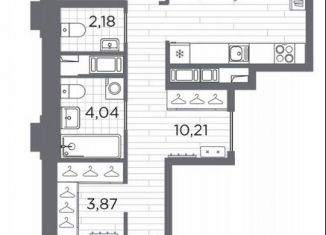 Продажа 2-комнатной квартиры, 74.8 м2, Санкт-Петербург, метро Горный институт