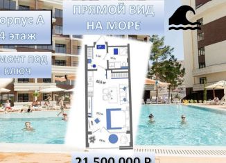 Продажа 2-ком. квартиры, 44 м2, Судак, Набережная улица, 75