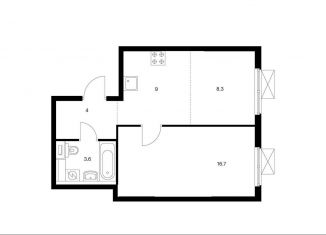Продаю 1-комнатную квартиру, 41.6 м2, Москва, метро Стахановская, ЖК Волжский Парк, 5.3