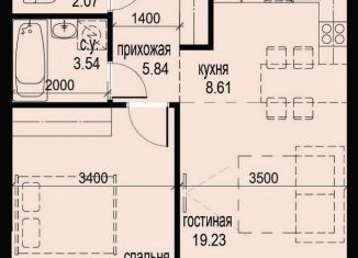 Продаю однокомнатную квартиру, 54 м2, Санкт-Петербург, метро Фрунзенская