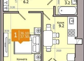 Продажа 1-комнатной квартиры, 37.5 м2, Ростовская область, улица Ворошилова, 219