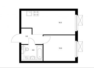 Продается 1-комнатная квартира, 35 м2, Москва, Волоколамское шоссе, 71/13к1, метро Спартак